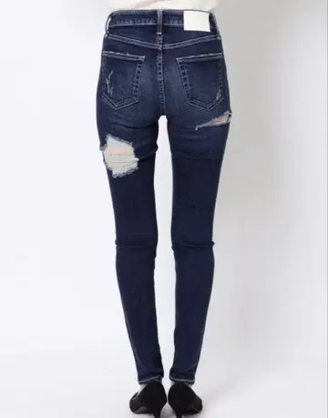 M/W BOTH RIPPED 스키니 데님 팬츠
