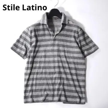 새상품급 Stile Latino 스틸레 라티노 파일 원단 반팔 셔츠
