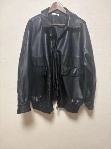 페이크 가죽 자켓