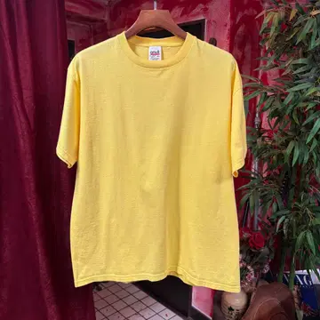 90s USA color plain Tee
