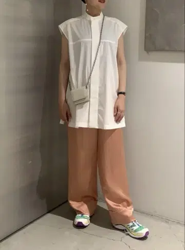 [ 새상품 ] 투모로우랜드 에디션 새틴 요류우 와이드 팬츠