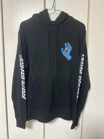 SANTA CRUZ 블랙 후드티 L 사이즈