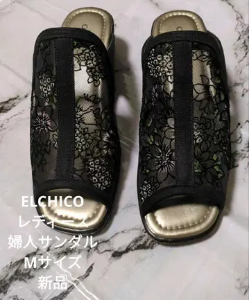 ELCHICO 여성 여성용 샌들 M 사이즈 일본제