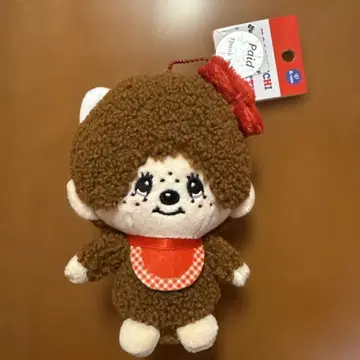 [ 미사용 새상품 ] 택 포함 몬치치 x 헬로키티 볼체인 봉제 인형