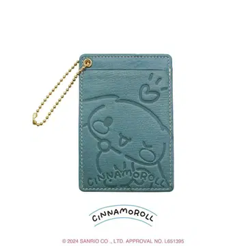 패스 케이스 소가죽 sanrio 산리오 시나몬 시나모롤