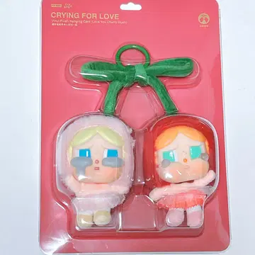 매장 구매품 popmart crybaby 크라이베이비 체리