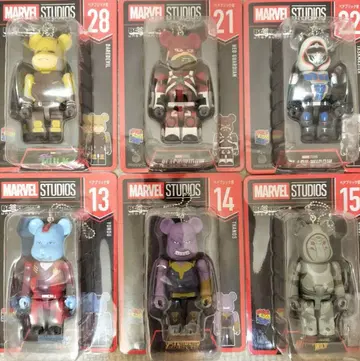 BE@RBRICK 마블 6종 세트 훼미리마트 복권