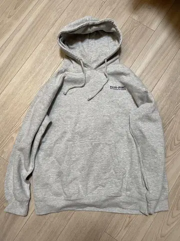 PASSPORT 여권 후드티 그레이 계열 L