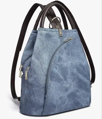 GUSCIO ITALY 데님 블루 3WAY 백팩 핸드백