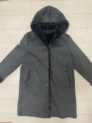 UNIQLO 무스탕 터치 후디드 코트 XL