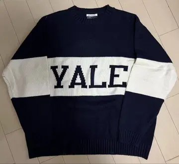 Yale University 니트 스웨터 네이비