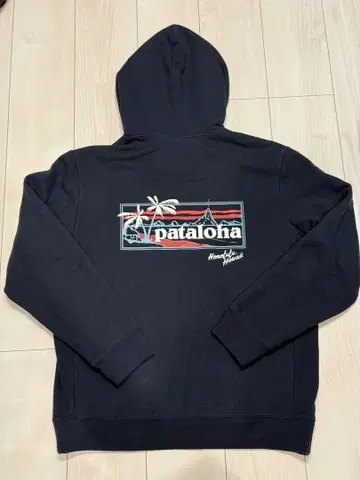 Patagonia 하와이점 한정판 후드티 네이비