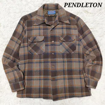 70s PENDLETON 펜들턴 울 셔츠 빈티지 USA제