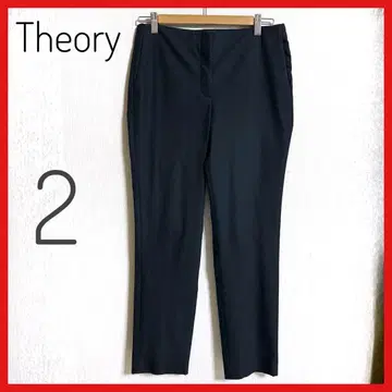 새상품급 Theory 띠어리 데파드 팬츠 블랙 사이즈 2 스트레치