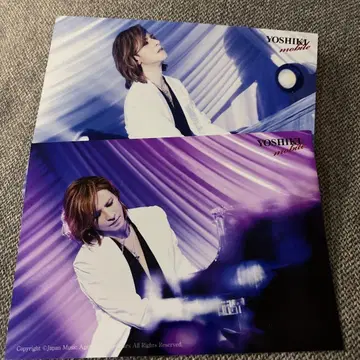 YOSHIKI 브로마이드 2장 세트