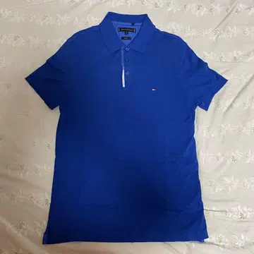TOMMY HILFIGER 파랑 피케 셔츠