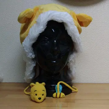 디즈니 리조트 팬캡 푸우 레어 옐로우 컬러