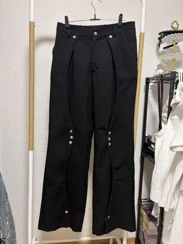 Rosen Kreuz curve cut snap slacks