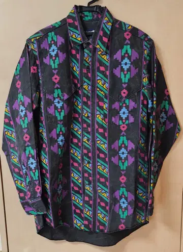 Wrangler 웨스턴 셔츠 black L