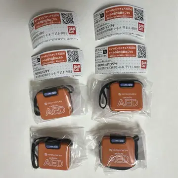 가샤폰 미니어처 AED 모바일 타입 4개