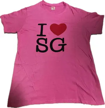 I SG 티셔츠 XL 핑크 graphic y2k archive