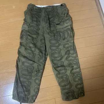 HYSTERIC GLAMOUR 카고 팬츠 올리브 그린