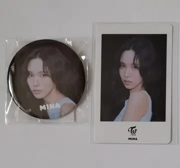 TWICE ENEMY 포토 카드 캔뱃지 미나