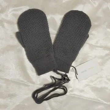 새상품 SANSE SANSE 미튼 장갑 그레이 일본제 프리 사이즈