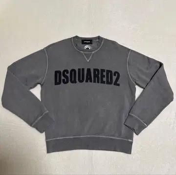 디스퀘어드 DSQUARED2 로고 맨투맨 M 그레이 트레이닝복