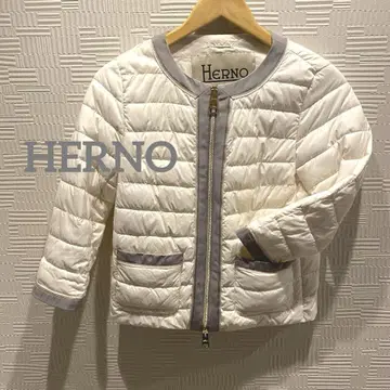 새상품급 Herno 다운 자켓 노카라 라이트 다운 숏 다운