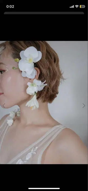 SASSY 플라워 이어커프 웨딩