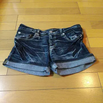L 사이즈 데님 숏팬츠