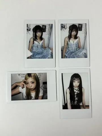 HAZE 폴라로이드 4장 세트 카티.줄리