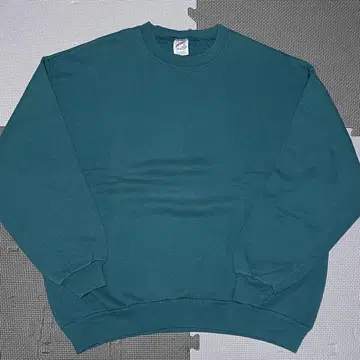 90s JERZEES 미국제 그린 무지 맨투맨 2XL