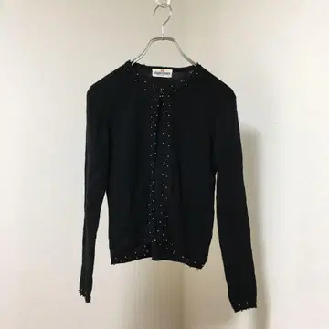 [갤러리 비스콘티] 가디건 비쥬 스팽글 겉옷 울