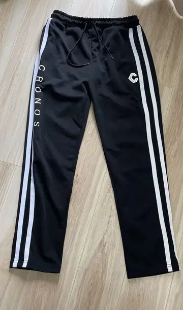 CRONOS 블랙 조거 팬츠 36(S)