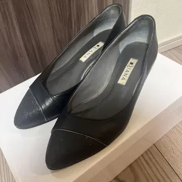 DIANA 블랙 스틸레토 펌프스