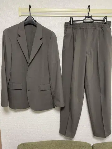 UNIQLO C 감동 자켓 감동 턱 팬츠 세트 S 사이즈