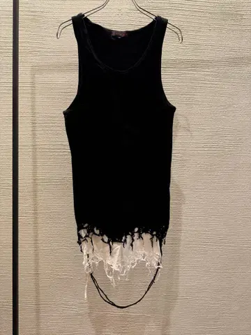 00s JURY BLACK japanese label 탱크 탑