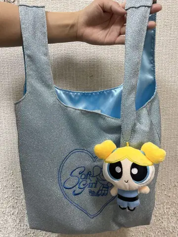 파워퍼프걸스 버블스 키라키라 토트백