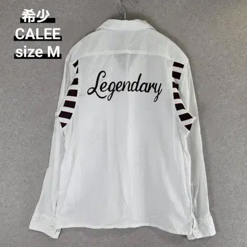 레어 CALEE L/S SEETING BOWLING SHIRT 14SS