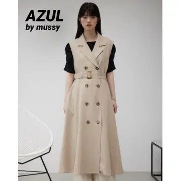 새상품급 AZUL BY MOUSSY 트렌치 베스트 원피스 베스트