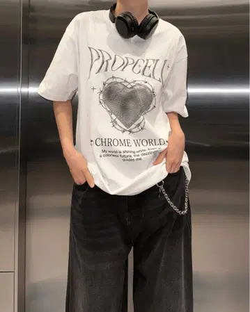 Propcell Chrome Tee 화이트