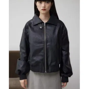 Azul by moussy 페이크 가죽 자켓