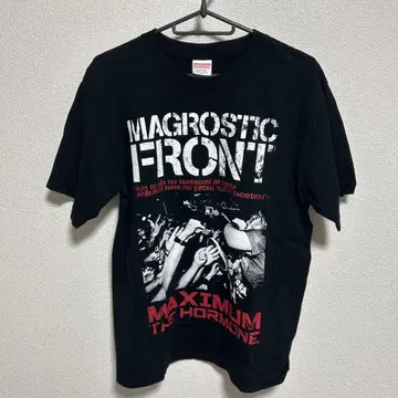 맥시멈 더 호르몬 MAGROSTIC FRONT 투어 티셔츠 M