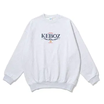 KEBOZ CFT SWEAT CREWNECK 빈티지 맨투맨 그레이