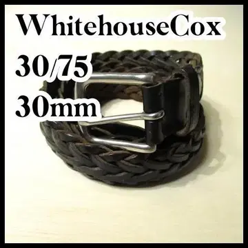 WhitehouseCox 블랙 메쉬 벨트 30/75 30mm
