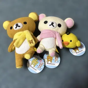 리락쿠마 코리락쿠마 키이로이토리 반짝반짝 봉제 인형 산엑스