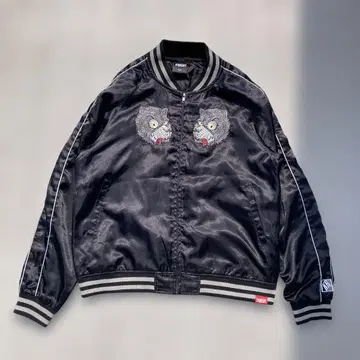 Kastorock 오리지널 스카잔 자수 늑대 구제 의류