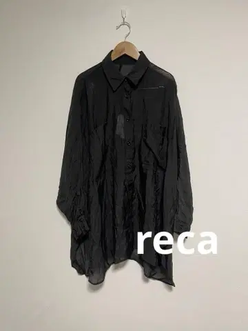 reca 오버 사이즈 시어 셔츠 M